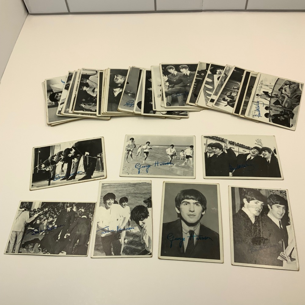 Vintage Topps Beatles Black & White 3rd Series 116-165 B&W Set of 50